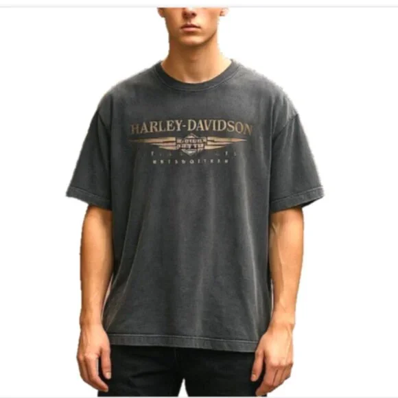 Genuine Harley-Davidson Men’s T-Shirt Sz Large Gray New Smyrna Beach Florida - Picture 7 of 12